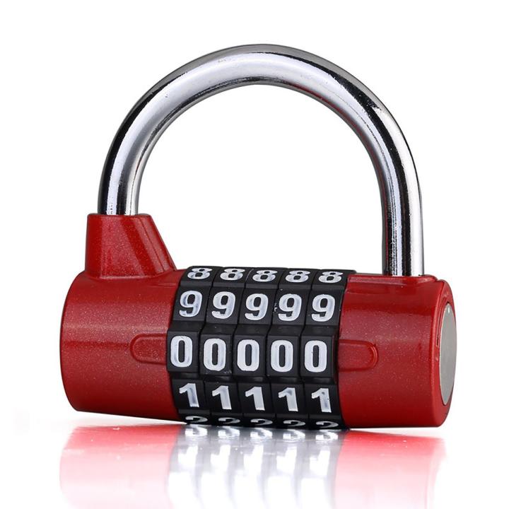 5-Digit Combination lock Lightweight Multipurpose Lock for Gym Luggage Travel Use