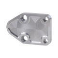 Fuel Pump Plate Billet Fuel Pump Block OFF Plate for Chevy SBC 283 327 350 Engine. 