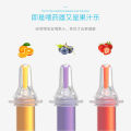Silicone head Baby medicine feeder liquid silicone pacifier medicine feeder anti-choking syringe water feeder -1pcs.