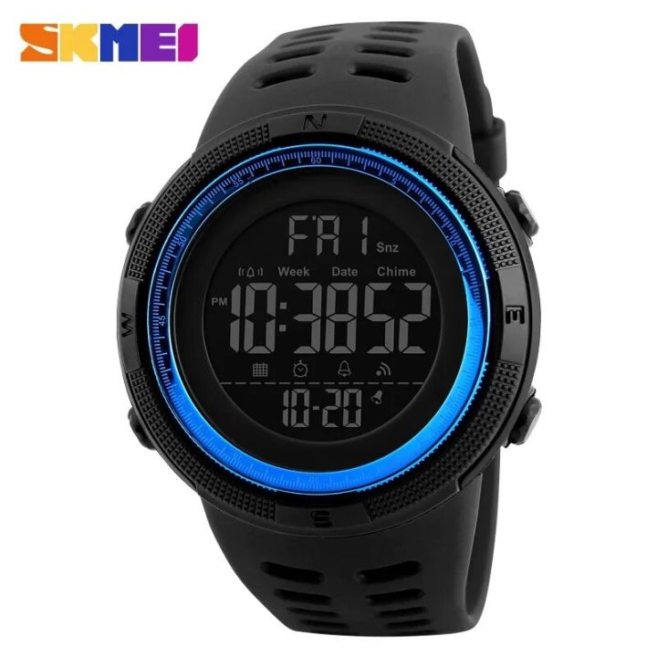 SKMEI%201251%20Waterproof%20Digital%20Mens%20Watches%20Sport%20Countdown%20Electronic%20Wristwatches%20For%20Men%20Military%20Clock%201560%20Reloj%20Masculino%20-%20Image%206