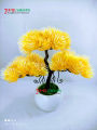 Artificial Bonsai Tree (35Cm Long+Wide) In Plastic Pot For Office, Home, Reading Table Decoration - Home Decoration Item - Home Decoration Item - artificial flower. 