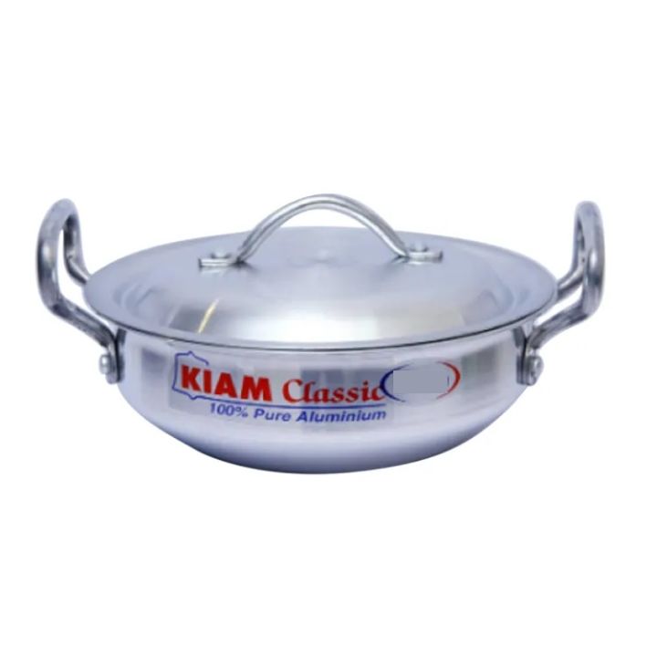Kiam Anodized Karai With Metal Handle (ORDER AS PER SIZES)