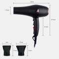 110V / 220V Professional Anions Hair Dryer Cold and Hot Wind 1600W Hotel Multi-functional Salon Tools.