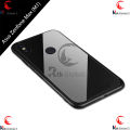 Glass Cover For Asus Zenfone Max  (M1) Glass Silicone Frame Hard Glass Case Back Cover - Black. 