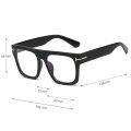 Retro Square Reading Glasses For Men Anti Blue Light Fashion Oversized Flat Top Prescription Glasses Frame For Man Classic. 