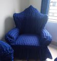 Turkey stretchable Victoria sofa cover 1 seat Solid Color. 