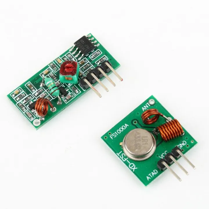 FS1000A 433MHz TX RX RF Radio Module FS1000A Transmitter Receiver 433MHz Module For Arduino FS1000A 433MHz RF Transmitter Receiver Module Adapters