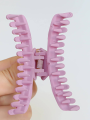 Large Hair Claw Clips For Women Simple Acrylic Headwear Korean Matte Color Crab Teeth Hairpin Plastic Hairgrips Accessories.