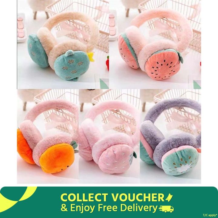 Winter%20Warm%20Ear%20Muffs%20Cute%20Cartoon%20Fruit%20Girls%20Fluffy%20Fold%20Burger%20Shape%20Headphone%20Earmuffs%20Soft%20Cashmere%20Warmer%20Earlap%20-%20Image%202