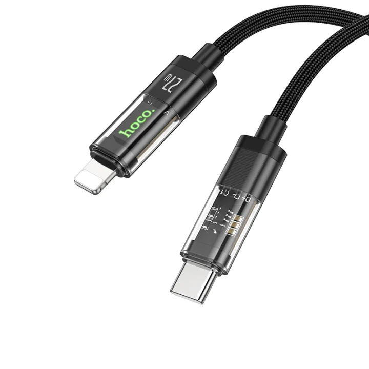 Hoco%20U116%20Transparent%20Discovery%20Edition%2027W%20PD%20Charging%20Data%20Cable%20for%20iP%20-%20Image%204