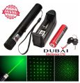 10 Miles 532nm Adjustable Focus Green Laser Pointer Beam Light Pen +Star Cap 5mw. 