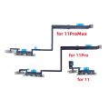 1pcs LED Flash Light Sensor Power Volume Flex Cable For iPhone 11 12 Pro Max Mini Side Button Metal Proximity Distance Ambient.