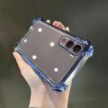 Tokifu For VIVO Y21D Transparent Full-Coverage Electroplated Shockproof Soft Silicone Premium Airbag Phone Case.