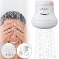 Electric Instant Hot Water Shower Head Heater - White. 