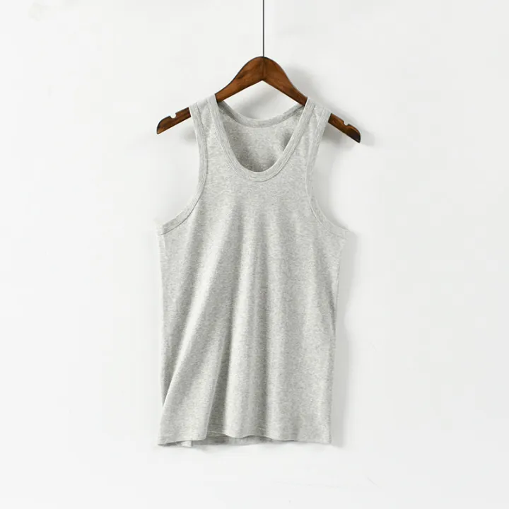Spring%20and%20Summer%20Thin%20Men's%20I-Shaped%20Boxing%20Pure%20Cotton%20Home%20Large%20Sizes%20Availiable%20Cotton%20Thin%20Thread%20Hurdle%20Base%20Inner%20Wear%20Vest%20-%20Image%208