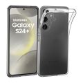 Samsung Galaxy S24 Plus Premium Silicone Case Crystal Clear Soft TPU Ultra-Thin Transparent Flexible Protective Mobile Phone Back Cover.