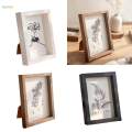 Square Photo Frame Nordic Photo Holder Desktop and Wall Wooden Picture Frame. 