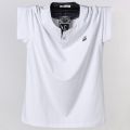 Plus Size 5XL 6XL Men Big Tall T-shirt Short Sleeves Oversized Tshirt Cotton Male Large Top Tee Summer Elastic Force Clothes Men. 