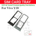 Vivo Y18 Sim Tray Micro SD Card Slot with Sim Ejector Pin Replacement Part. 