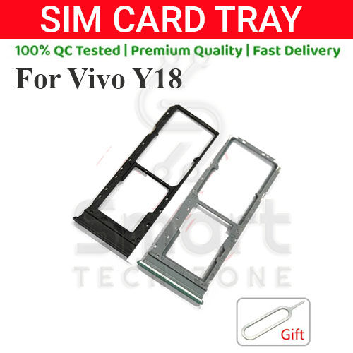 Vivo Y18 Sim Tray Micro SD Card Slot with Sim Ejector Pin Replacement Part