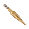 Wear Resistance Step Drill Bit Hole Cutter Hex Shank 3-13mm for Wood Metal. 