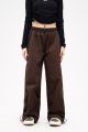 Y2k Women Wide Leg Cargo Pants Casual Streetwear Loose Drawstring Trousers Drawstring Sweatpants Female Vintage Baggy Joggers.