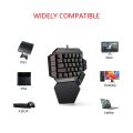 Mini One-Handed Mechanical Gaming Keyboard K50 RGB Backlit Portable Mini Gaming Keypad Game Controller for PC PS4 Xbox Gamer. 