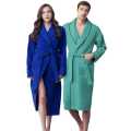 Quick-Dry Waffle Knit Bathrobe – Sophisticated Hotel-Style Unisex Set. 