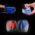 1pair Silicone Gel Insoles Men Women Transparent Half Heel Insole Pad Height Increase Shoes Pad Foot Cushion Shoe Accessories. 