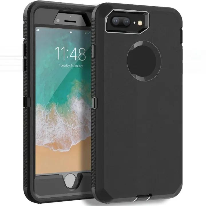 Christmas%20Gifts,%20Built-in%20Screen%20Protector,%20Gifts,%20Shockproof%203-Layer%20Full%20Body%20Protection%20Rugged%20Heavy%20Duty%20High%20Impact%20Hard%20Phone%20Cases%20Cover%20For%20IPhone%208%20Plus%20/%20IPhone%207%20Plus,%20Women's%20Fashion%20-%20Image%202