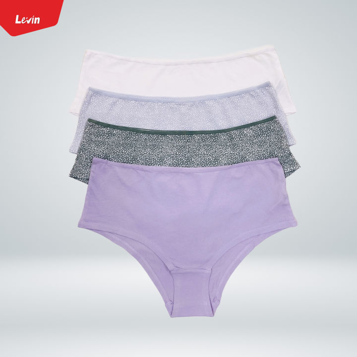 Women's Hipster Soft Cotton Comfortable Brief Panties For Ladies From Levin