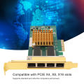 PCI E Gigabit Ethernet Card 4 Port RJ45 PCI Express Card for Business.