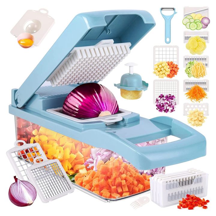Vegetable Chopper, Pro Onion Chopper,Multifunctional Food Chopper, Kitchen Vegetable Slicer Dicer Cutter,Veggie Chopper