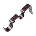 New Univeral Metal Window Curtain Rod Bracket Holder Drape Bar Fixed Hook Clamp.