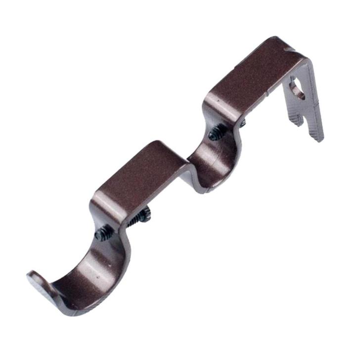 New Univeral Metal Window Curtain Rod Bracket Holder Drape Bar Fixed Hook Clamp
