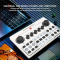 X50 Live Sound Card Audio Mixer Recording Desktop Singing BT OTG B. 