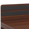 Nice Furniture Semi Box Khat, Sellena Engineered Wood King Size Bed without storage (Antique+ Black finish).