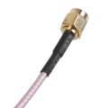 4pcs 6.5 inch Length SMA Male to SMA Male Connector Pigtail Cable.