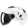 Cross-border exclusive helmet electric car female Harley space battery car M cartoon paint summer adult safety half helmet.