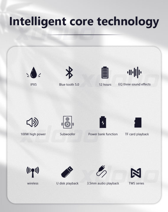 XDOBO%20X8%20MAX%20100W%20Portable%20Speaker%20Wireless%20Bluetooth%20Soundbar%20BT5.0%20TWS%20Sound%20Box%2020000mAh%20Boombox%20Audio%20Player%20-%20Image%206