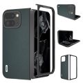 ABEEL Leather Elegant Black Edge Phone Case For Google Pixel 9 Pro Fold.