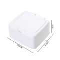RHS Online Mini Desktop Plastic Storage Box For Stickers Clips Cotton Pad Accessories INS Button Storage Box. 
