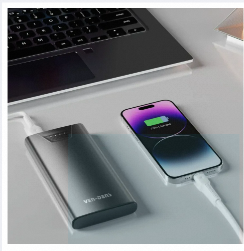 VEN-DENS%2010000mAh%20Power%20Bank%20VD-PB041%20Fast%20Charging%20Portable%20Charger%20%7C%20Dual%20USB%20Output%20%7C%20LED%20Indicator%20%7C%20Smart%20Protection%20%7C%20Slim%20&%20Lightweight%20Powerbank%20for%20Android,%20iPhone%20&%20All%20Devices%20-%20Image%204