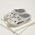 Ant Love Spring/Summer New Product for Home and Outdoor Wear: Simple Color Block Men's Hole Cool Slippers.