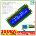 LCD 1602A Blue screen 16x2 Character LCD Display Module HD44780 Controller blue black light for arduino Pic DIY Project.