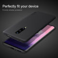 NILLKIN (1+7 Pro) Super Frosted Shield hard back cover case for Oneplus 7 Pro - Black - Phone Back Cover (Back Case Cover For Smartphone). 