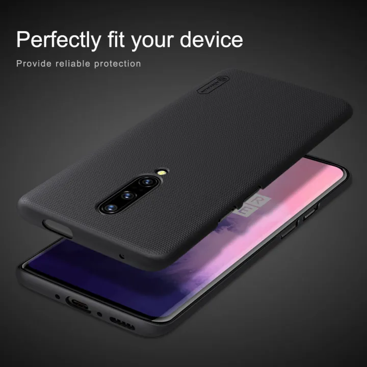 NILLKIN%20(1+7%20Pro)%20Super%20Frosted%20Shield%20hard%20back%20cover%20case%20for%20Oneplus%207%20Pro%20-%20Black%20-%20Phone%20Back%20Cover%20(Back%20Case%20Cover%20For%20Smartphone)%20-%20Image%203