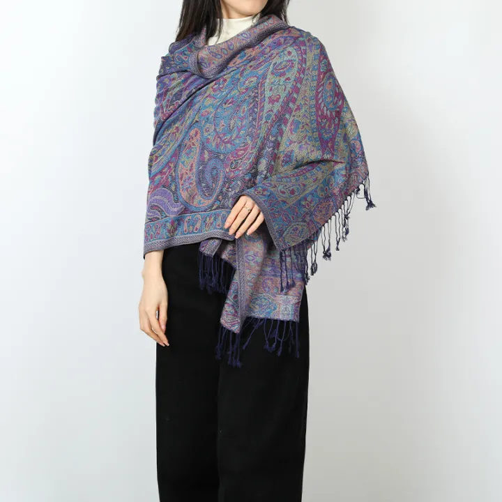 Luxury%20Women%20Paisley%20Jacquard%20Scarf%20Silky%20Pashmina%20Ethnic%20Style%20Fringed%20Scarves%20Soft%20Long%20Shawls%20and%20Wraps%20for%20Lady%20Bufandas%20-%20Image%202