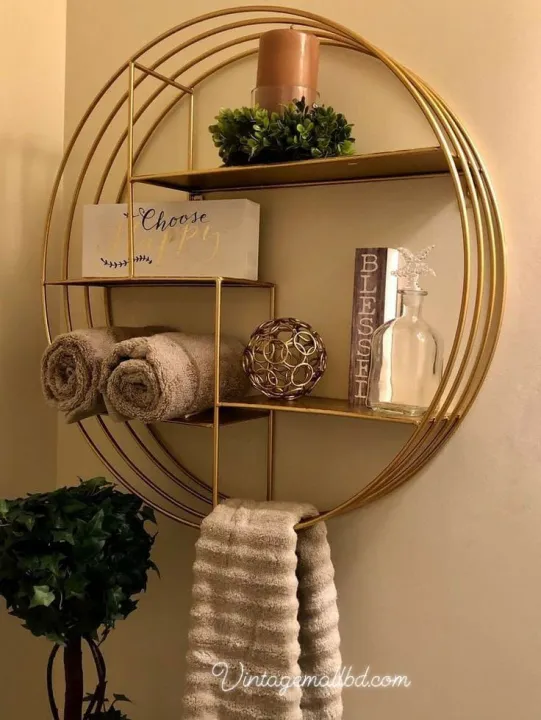 Round wall rack, Premium quality Belgian wrought iron | Daraz.com.bd