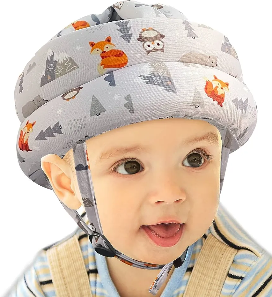 lazada baby helmet Adjustable for Crawling Walking, Kid Baby Head Protector Color:Tinted Sport helmet MT Targo ANNI25MB